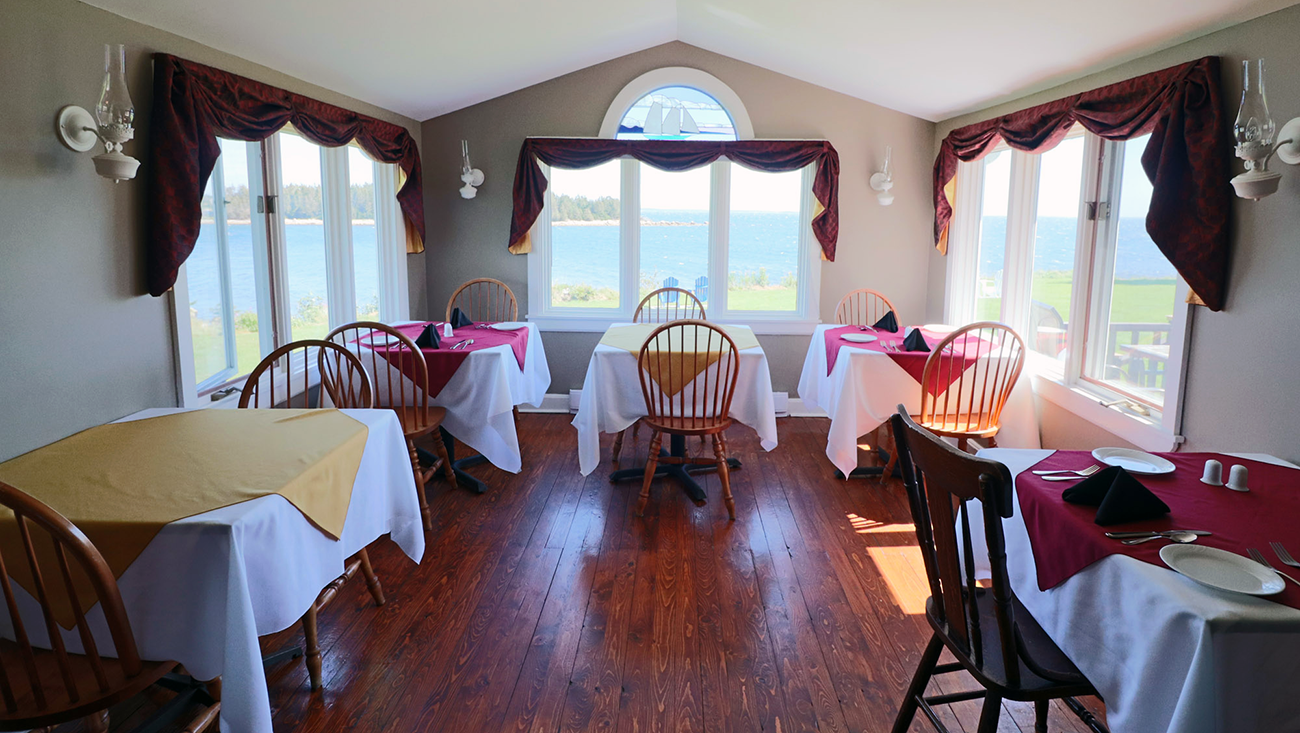Dining Interior at Seawind Landing Country Inn